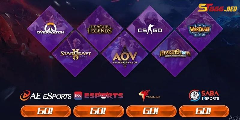 Ưu điểm chơi Esports tại ST666