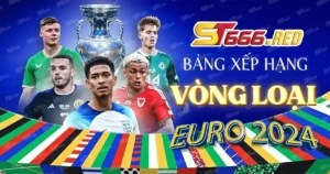 BXH VÒNG LOẠI EURO 2024